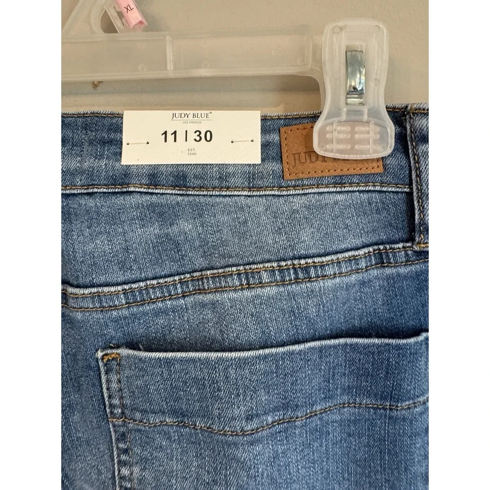 NEW Judy Blue On The Grind Hi-rise Carpenter Slim Fit‎ Jeans 11/30 Stretch
